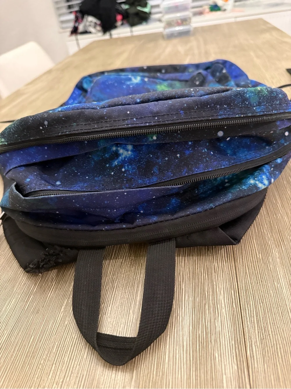 JanSport Big Student Cyberspace Galaxy Blue SpacePrint Backpack Large Laptop Bag